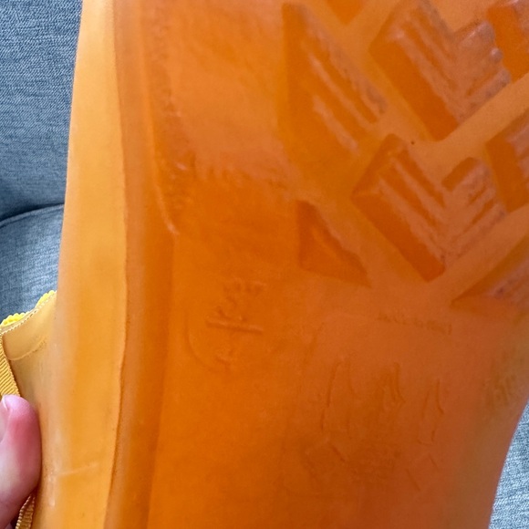 Chanel Very Rare Rubber Rain Boots in Yellow - Picture 9 of 11